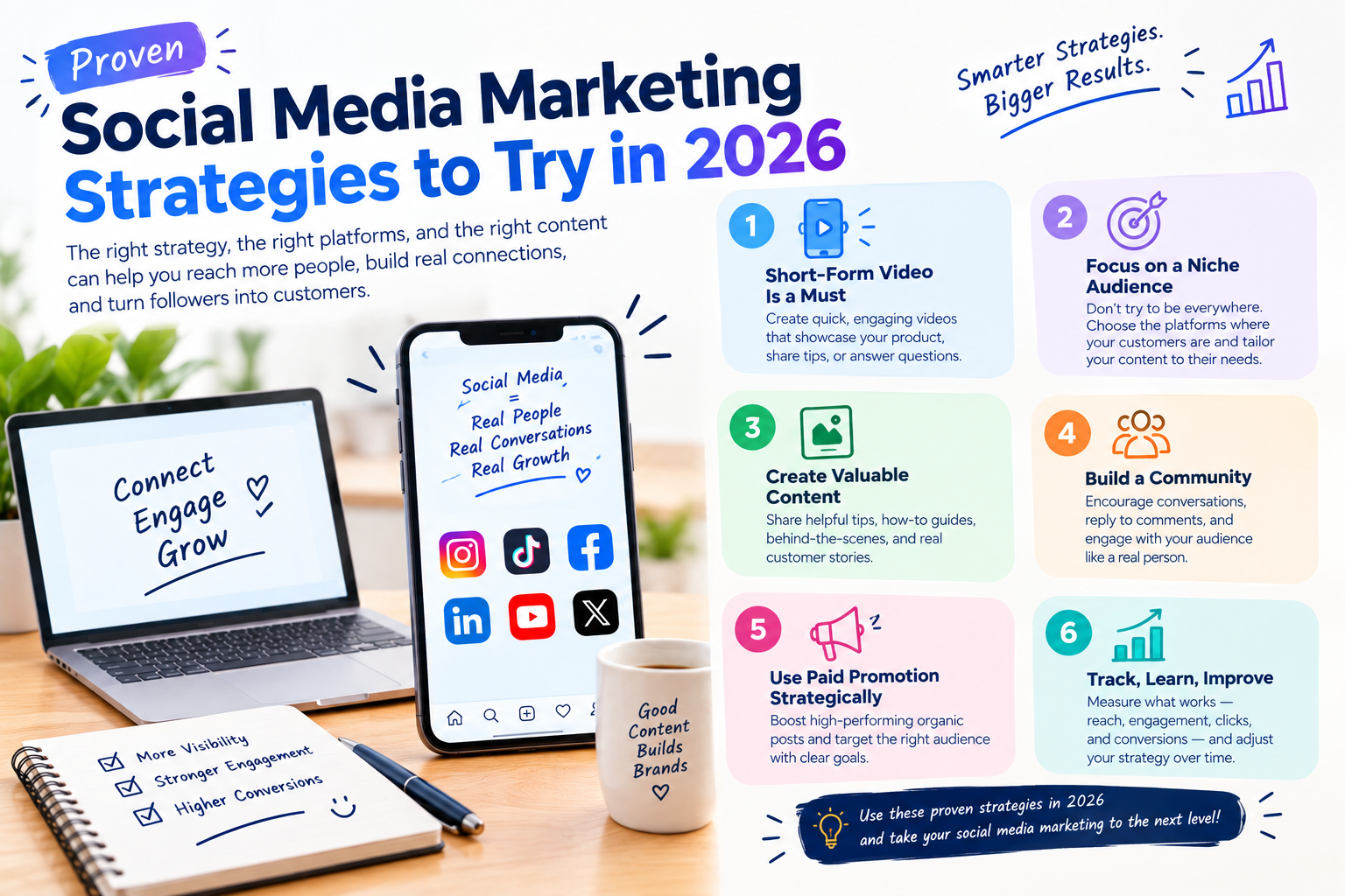 Proven Social Media Marketing Strategies to Try in 2026